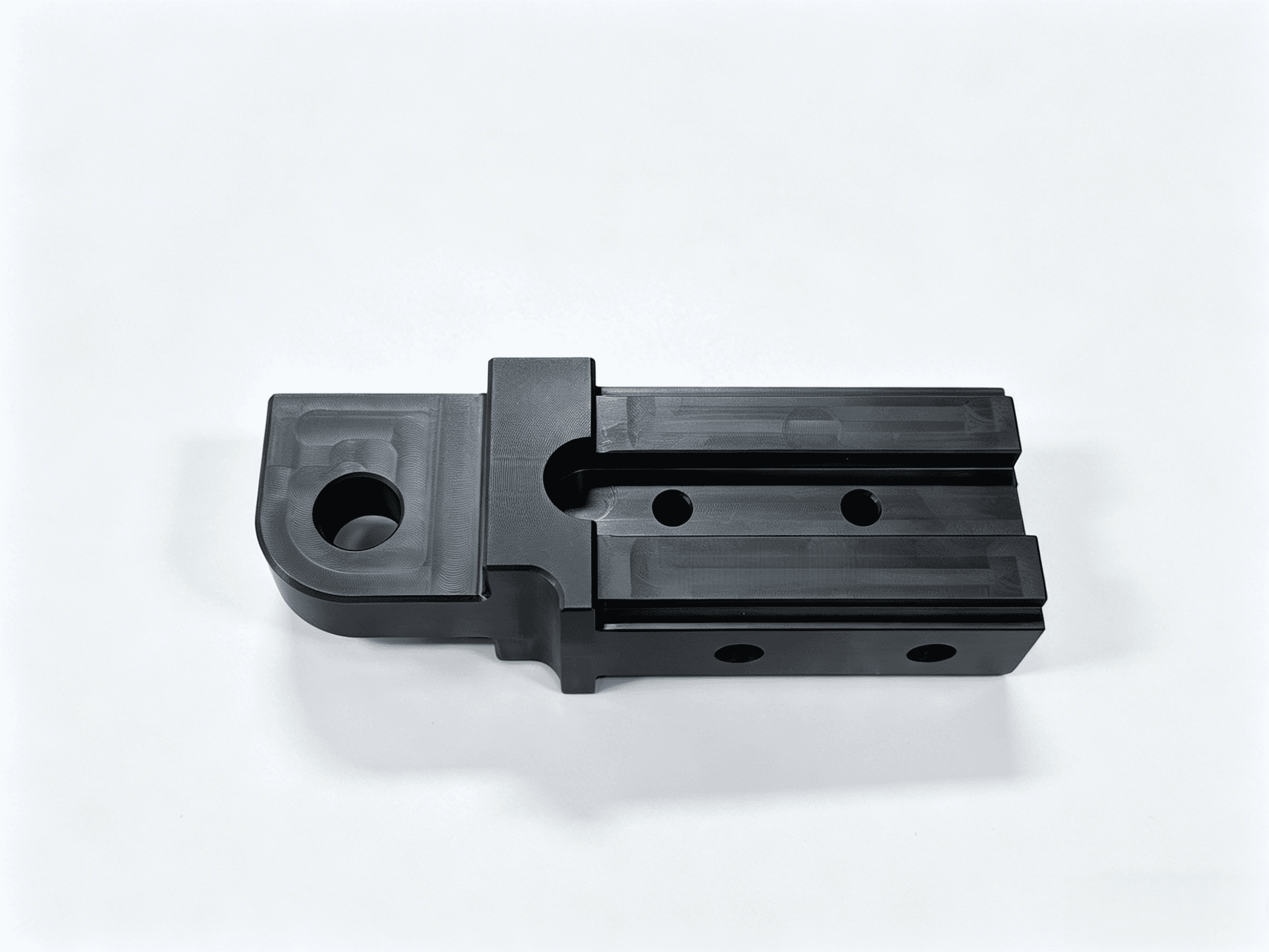 POM‑H Precision External Hinge | CNC Machined Polyoxymethylene Parts