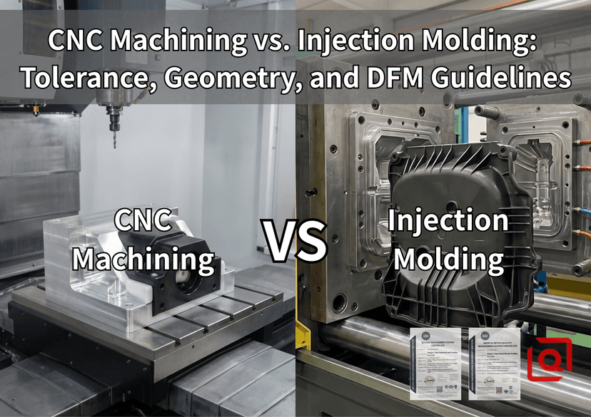 cnc-machining-vs-injection-molding-tolerance-geometry-and-dfm-guidelines