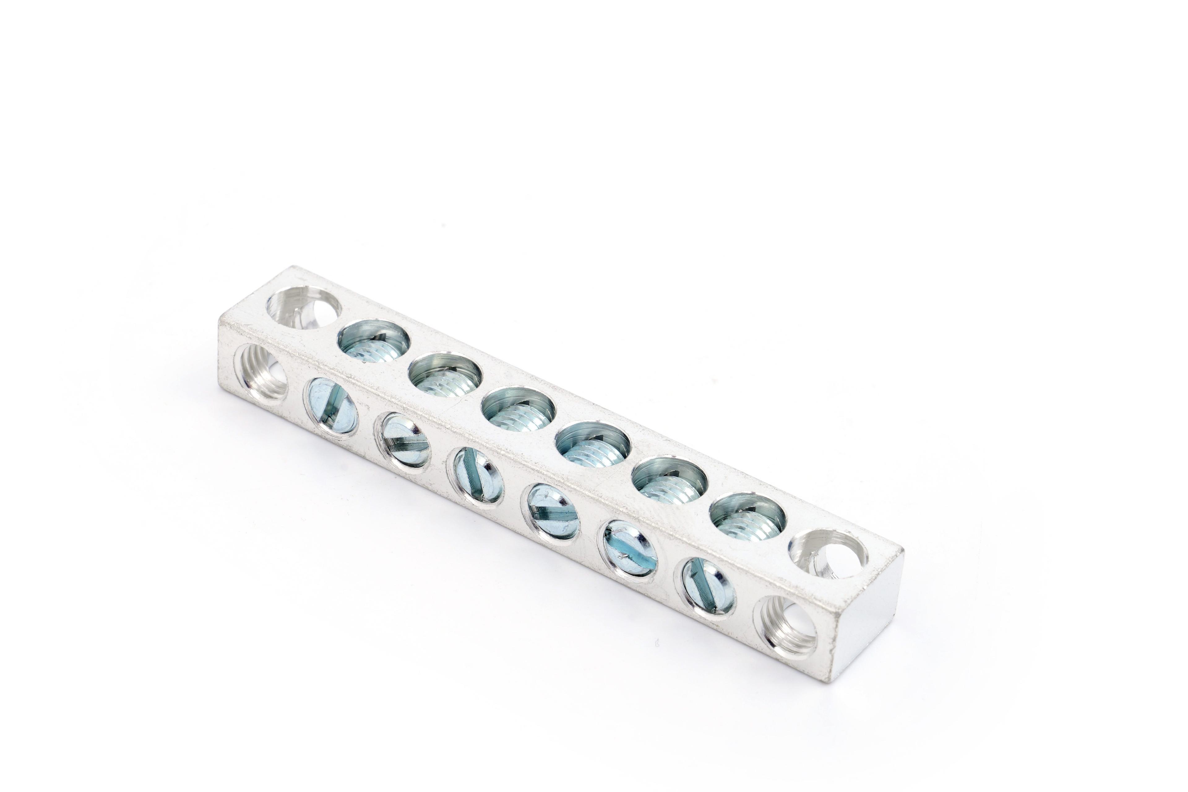 Meta Title: Custom Tin-Plated Grounding Plate | Electrical Connection Hardware | Precision Machining Factory