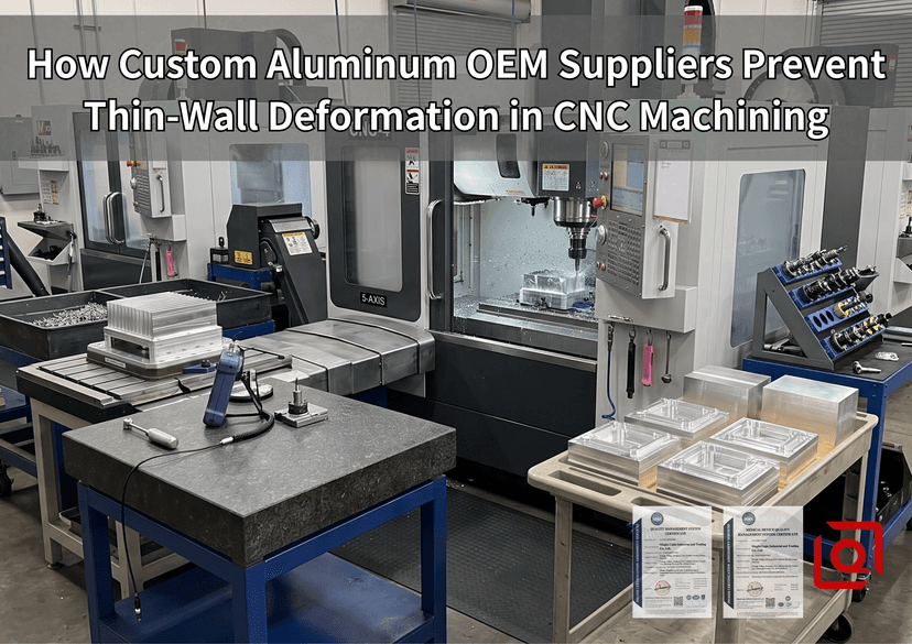 how-custom-aluminum-oem-suppliers-prevent-thin-wall-deformation-in-cnc-machining
