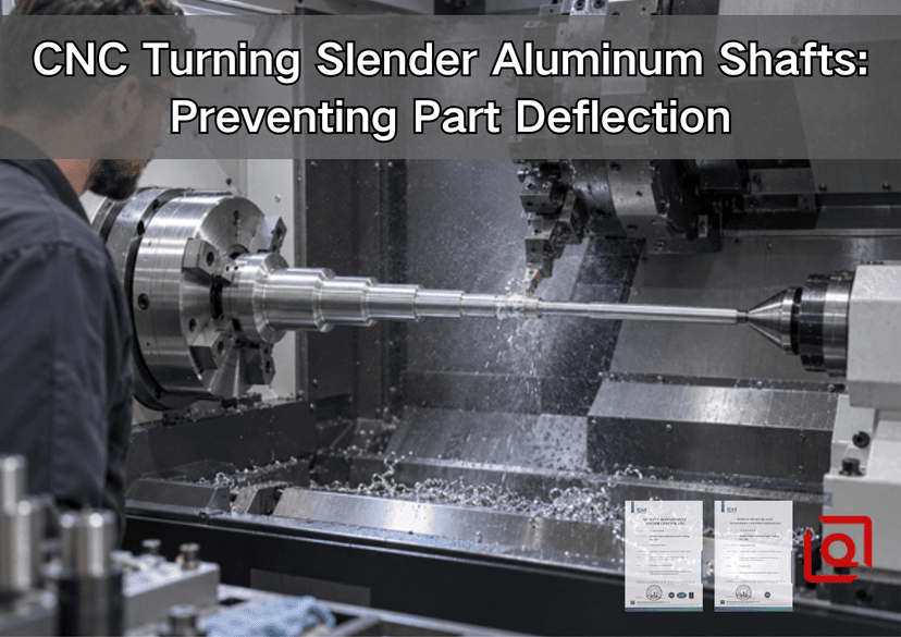 cnc-turning-slender-aluminum-shafts-preventing-deflection